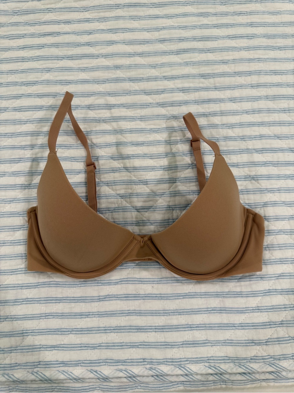 Skims nude tan lightly lined demi bra